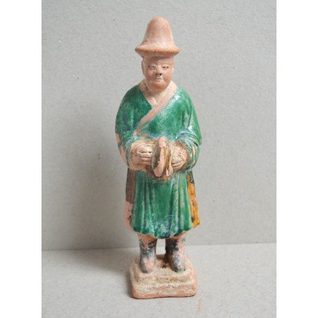 "Musician" glazed ceramic, Ming Dynasty style, China