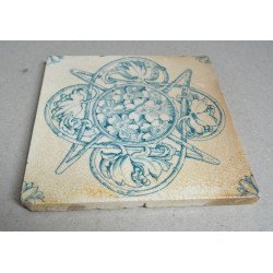 Placa ceramica Art Nouveau cca 1900