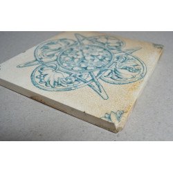 Placa ceramica Art Nouveau cca 1900