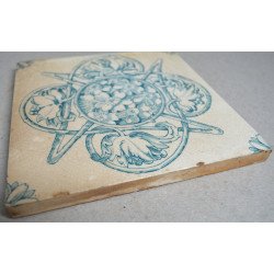 Placa ceramica Art Nouveau cca 1900