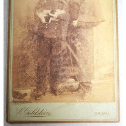 Veche fotografie atelierul foto E Goldstein Bacau