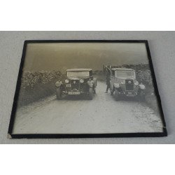 "Cursa de masini" fotografie veche cca 1950