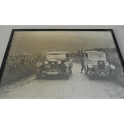 "Cursa de masini" fotografie veche cca 1950
