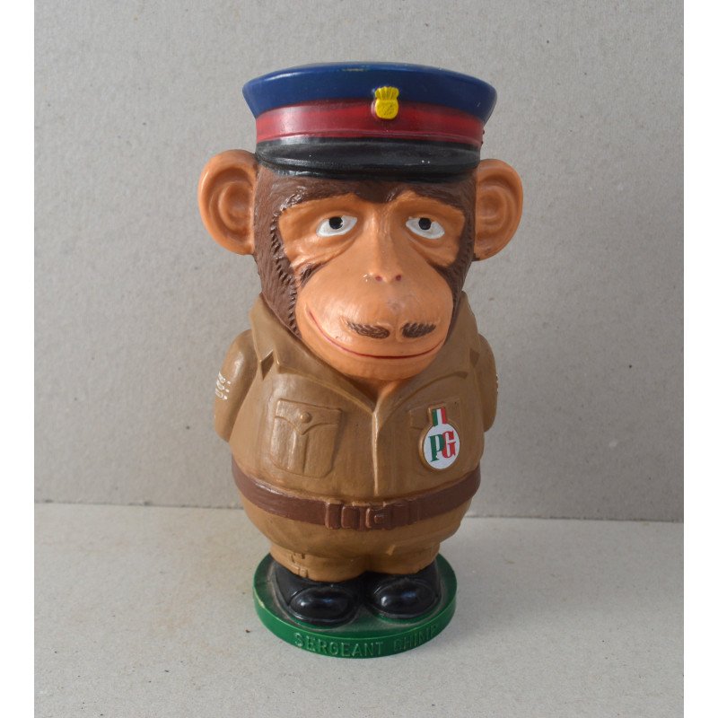 PG Tips Tea Sergeant Chimp Money Box Bank, 1970s