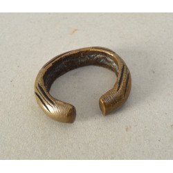 Antique manilla bronze bracelet, West Africa, 18th-19th... 2