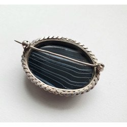 brosa argint banded agate