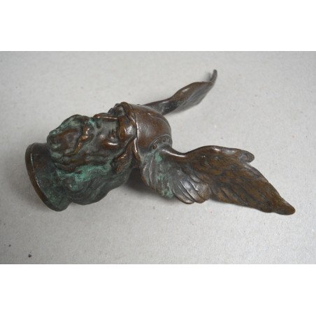 "Cockerel Head" bronze bonnet ornament/mascot, circa 1930
