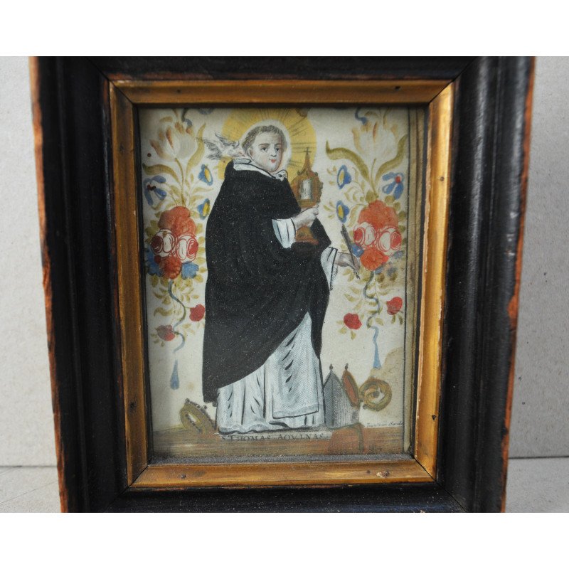 Joan van Sande "Thomas Aquinas" antique...