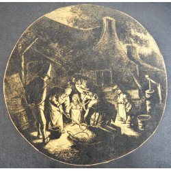 David Deuchar "Ucigatorii de porci" gravura cca 1782-1803