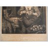 Gabriel Metzu "Une cuisiniere" gravura veche cca1803-1810