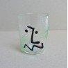 Pahar Picasso sticla manuala de Murano vintage
