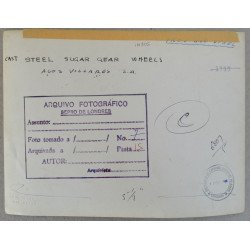 "Roti dintate din otel pentru industria zaharului" fotografie Brazilia 1958