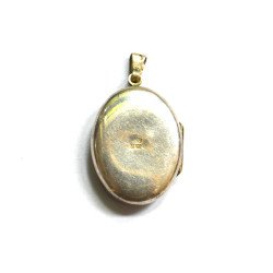 Vintage silver locket pendant 2