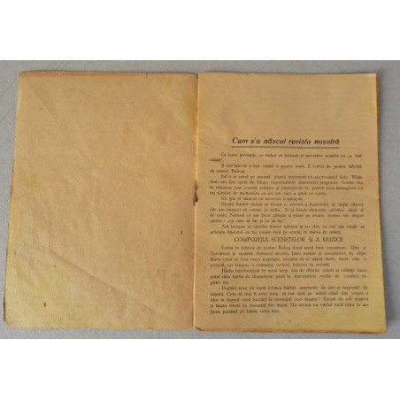 Tineretul progresist din Romania program revista muzicala