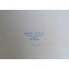 "Artel Dessins" design model floral pentru imprimeuri textile acuarela cca 1970