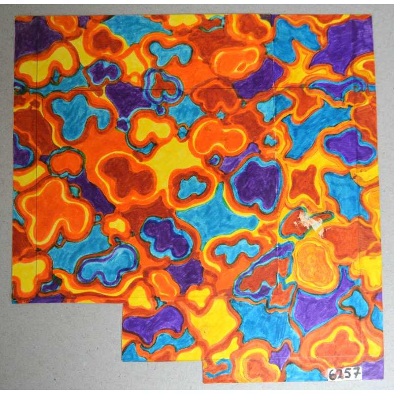 Abstract pattern design for textile printing,...