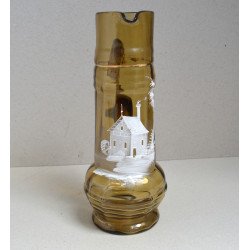 Handmade glass jug, circa 1900 2