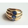 inel masiv aur 18k safire diamante