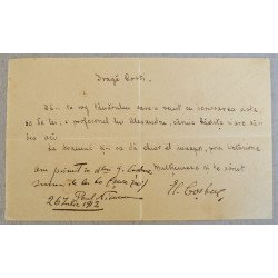 Scrisoare scrisa si semnata...