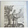 Agostino Veneziano "Sibila cumeană" gravura 1516