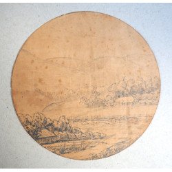 Peisaj vechi desen 1870