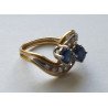 inel aur safire diamante