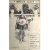 James Greig "Invitatie Yorick Club" desen penita 1904