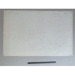 Peisaj vechi desen in creion scena italiana cca 1810