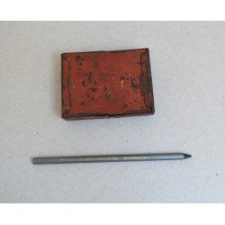 Icoana "Maica Domnului si Pruncul" intr-o soba de buzunar Esbit Kocher Wehrmacht WWII