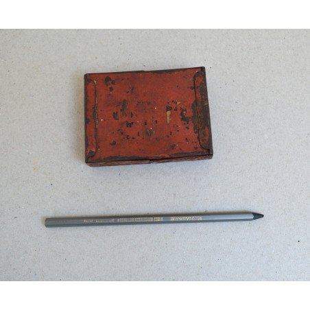 Icon "The Mother of God and the Child" in an Esbit Kocher Wehrmacht pocket stove, WWII