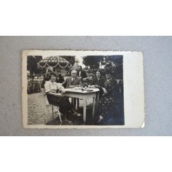 "Terrace at Gheraiesti, Bacau" original photograph, 1937