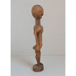 Antique stylised anthropomorphic wooden figure, West or... 2
