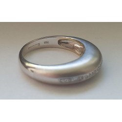 Inel aur 18k cu banda de diamante
