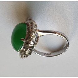 inel jad masiv diamante