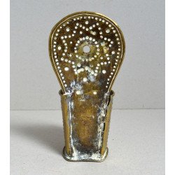 Suport de perete din alamă – decorat manual – cca 1830–1850