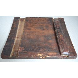 "Sfantul Vasile cel Mare" icoana ruseasca tempera si foita de aur pe lemn sec 18 (a doua jumatate)
