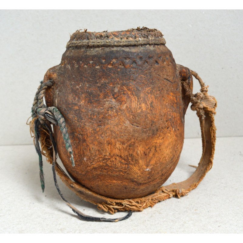 Antique wooden utility vessel from Kenya