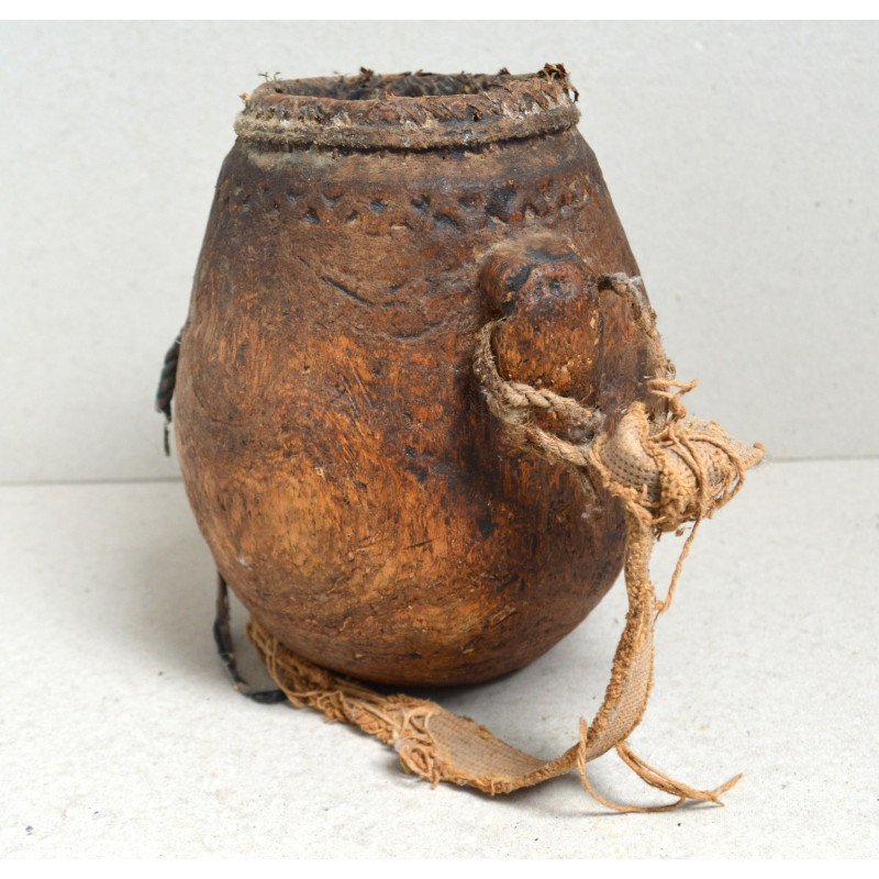 Antique wooden utility vessel from Kenya
