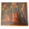 Veche icoana praznicara pe lemn reprezentare a Adeveririi lui Toma atelierul mănăstirii Căldărușani cca 1850
