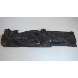 Cariatidă antropomorfă sculptată în lemn de stejar Anglia (circa 1580–1603)