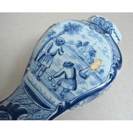 Delft vessel, 18th century - Lampetkan, marked "LPKan", circa 1750-1780