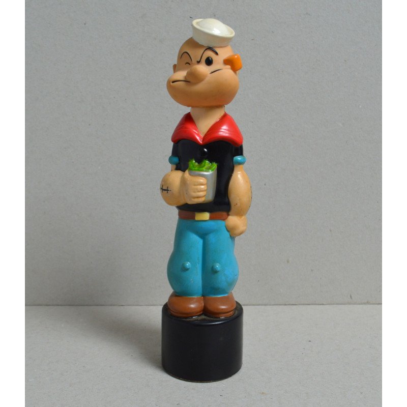 Recipient tip flacon pentru șampon sau gel de duș, model Popeye Marinarul 1987