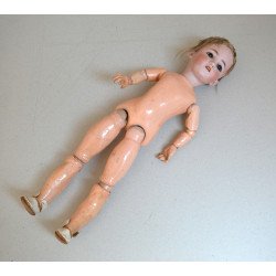 Articulated doll with bisque porcelain head, Germany,...
