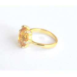 Gilt silver ring, Elanza design 2