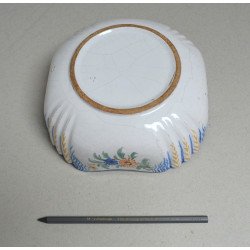 Bol de faianță decorata manual Franta secolul al XIX-lea