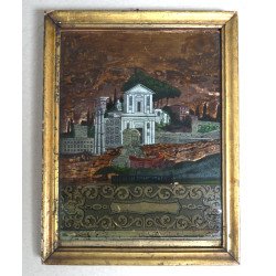 "Vedere din Roma" gravura...