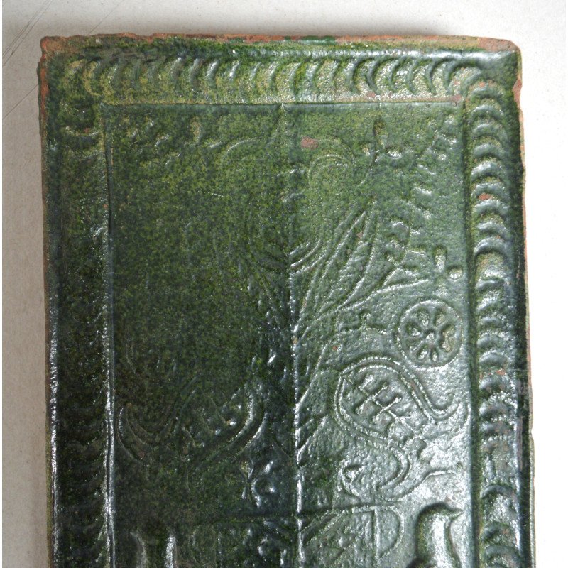 Transylvanian stove tile with the Tree of Life,...