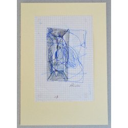 Mihai Rusu desen tehnica mixta