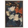 "Doua personaje" stampa japoneza scoala Utagawa cca 1870