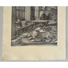 Albrecht Durer "Sfântul Ieronim" print/reproducere moderna pe hartie manuala cca 2010